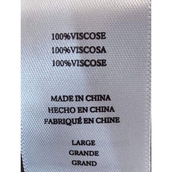 Rails‎ Womens L Ora Dress Tan Black Canyon Abstract Print Long Sleeve Tie Waist - Picture 13 of 13